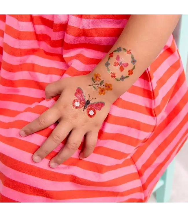Rex London Temporary Tattoos Floral Flutter