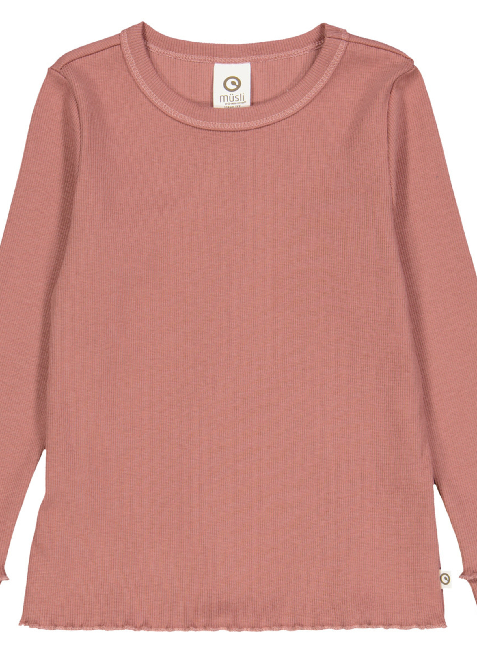 Muesli Cozy me rib Kids T-Shirt lange mouw Daydream