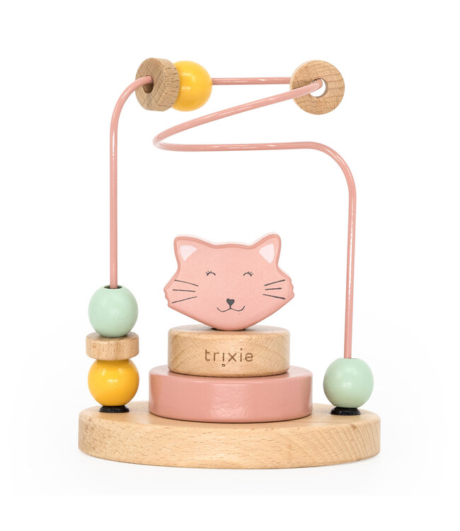 Trixie Houten Kralenspiraal (Duurzaam FSC Hout) - Mrs. Cat