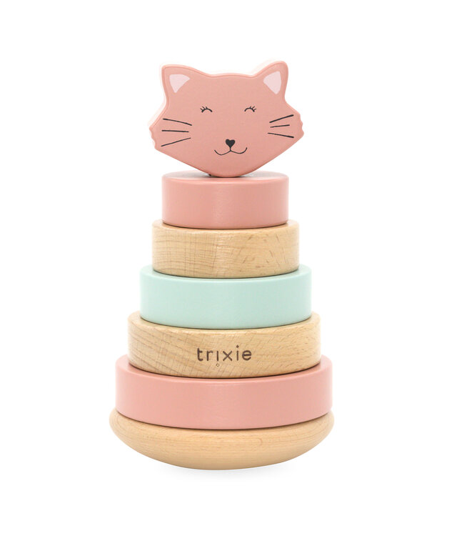 Trixie Houten stapeltoren (Duurzaam FSC Hout) - Mrs. Cat