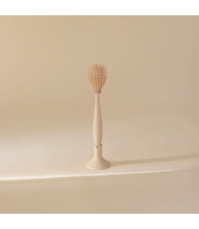 Mushie Siliconen flessen borstel - Shifting Sand
