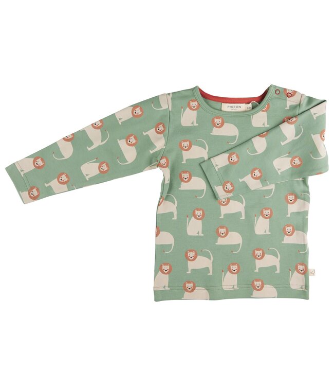 Pigeon T-shirt lange mouwen GOTS Katoen Lions