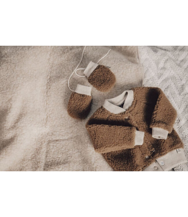 Alwero Baby wantjes Evers WOL - Teddy Brown