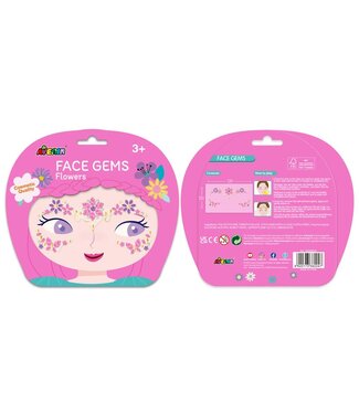 Gezichts stickertjes - Flowers