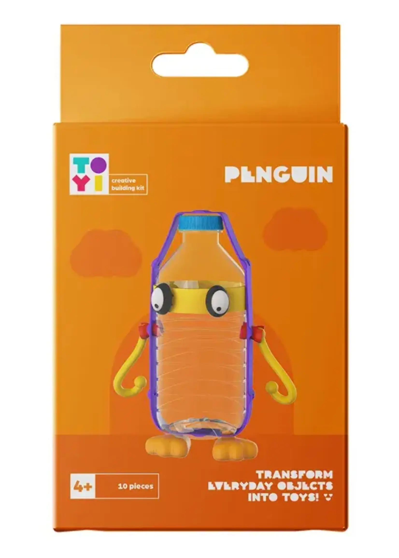 Creatieve bouwset - Pinguin -gerecycled plastic
