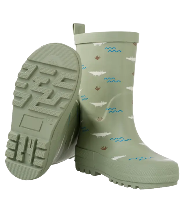 Fresk Regenlaarzen Natuurrubber Crocodile