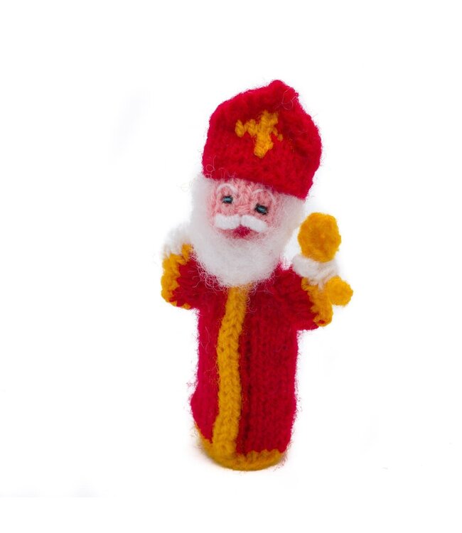 Titicaca Fairtrade Vingerpopjes set Sint en Ozosnel - Fair trade from Peru