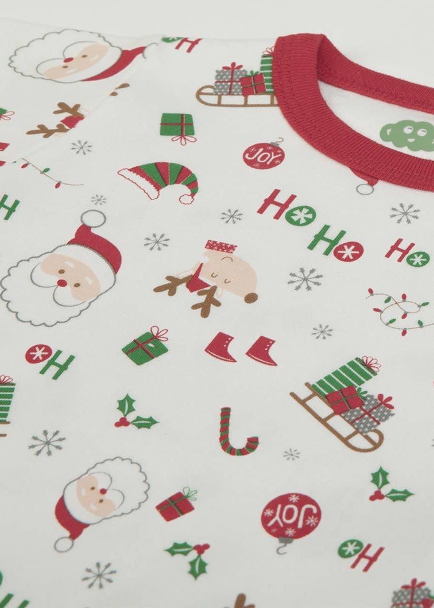 Kerst romper lange mouw - Ho ho ho