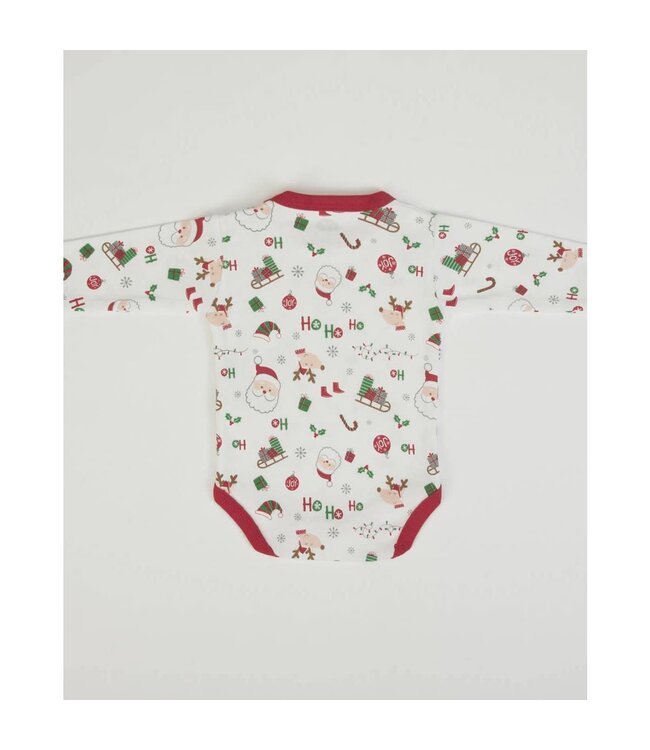 Kerst romper lange mouw - Ho ho ho