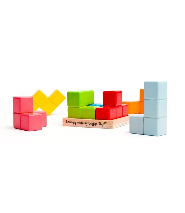 Kubus puzzel hout