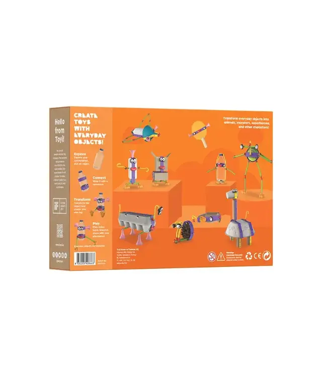 Creatures Character Building Kit - gerecycled plastic