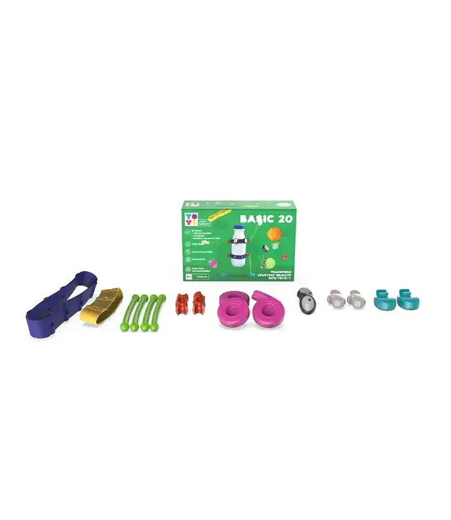 Toyi Creatieve bouwset - Bacis 20 - gerecycled plastic