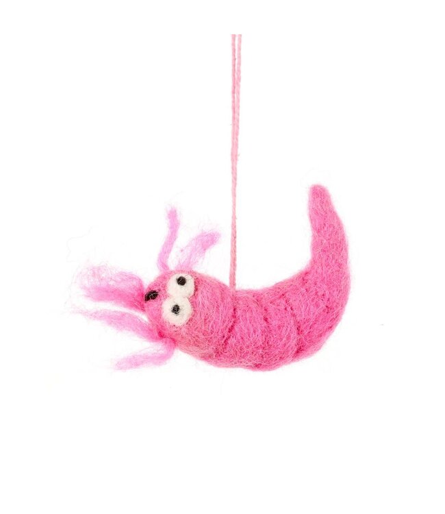 Felt so good Kersthanger Garnaal Pascal - Handmade & Biodegradable