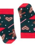 Kerst Gingerbreads Sokken - geproduceerd in Europa