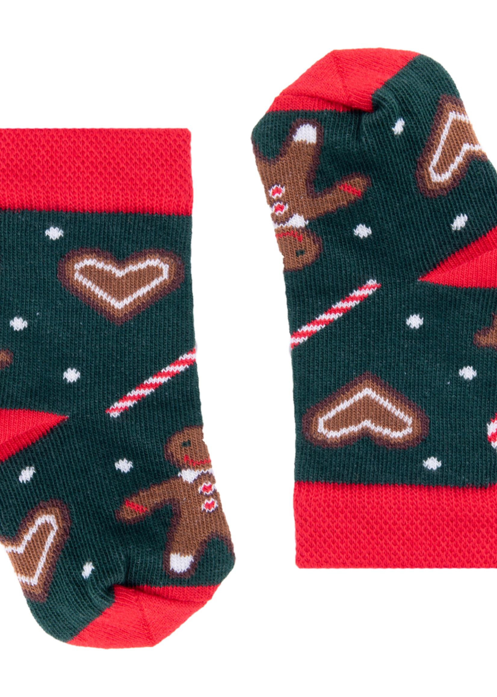 Kerst Gingerbreads Sokken - geproduceerd in Europa