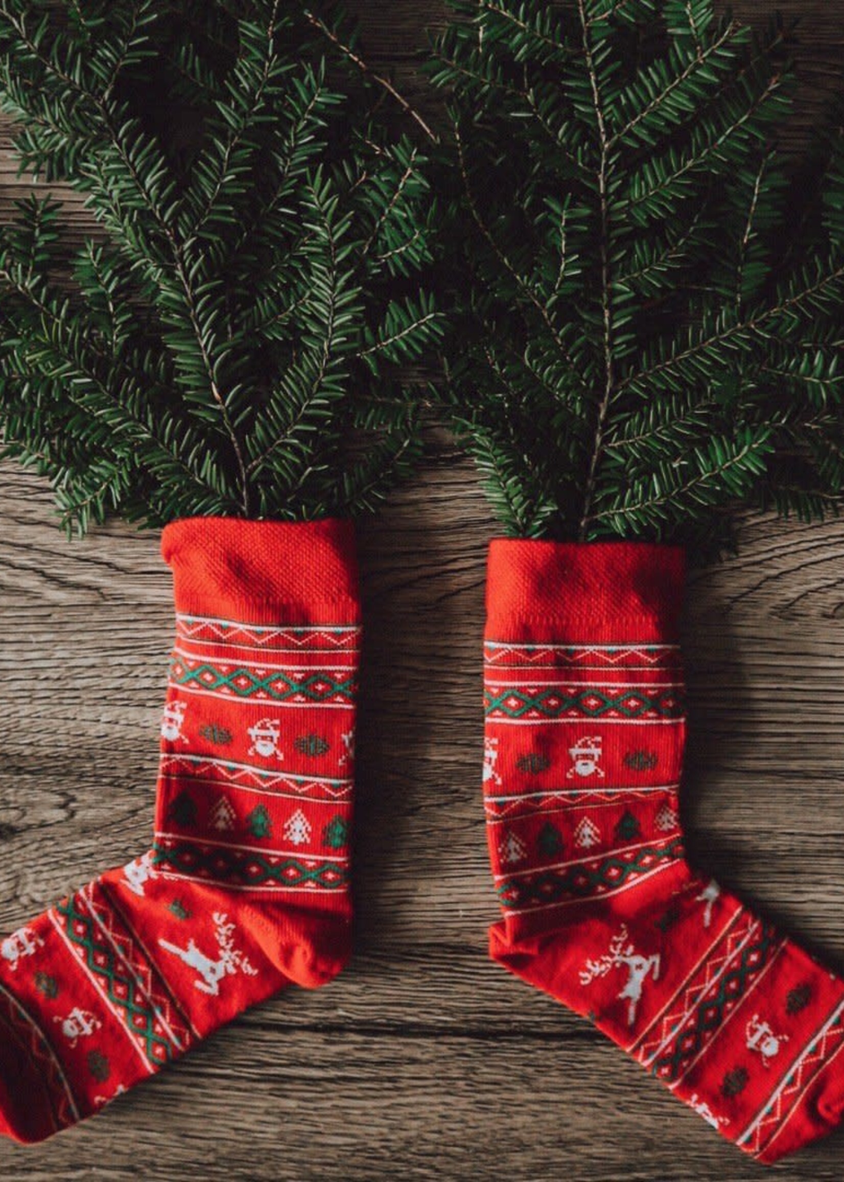 Kerst Elves Sokken - geproduceerd in Europa
