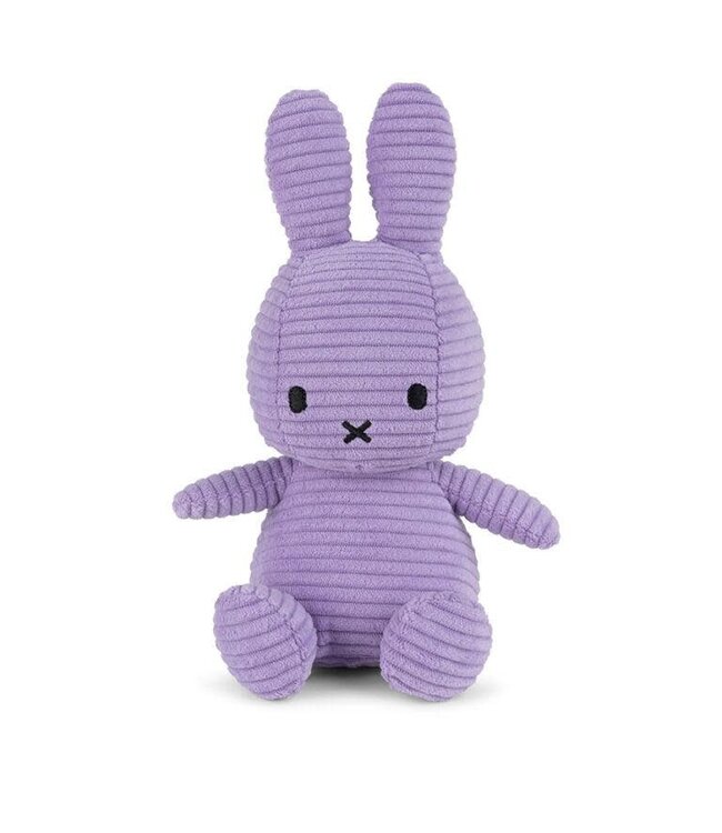 Nijntje Nijntje knuffel ECO Corduroy Lilac - 23 cm