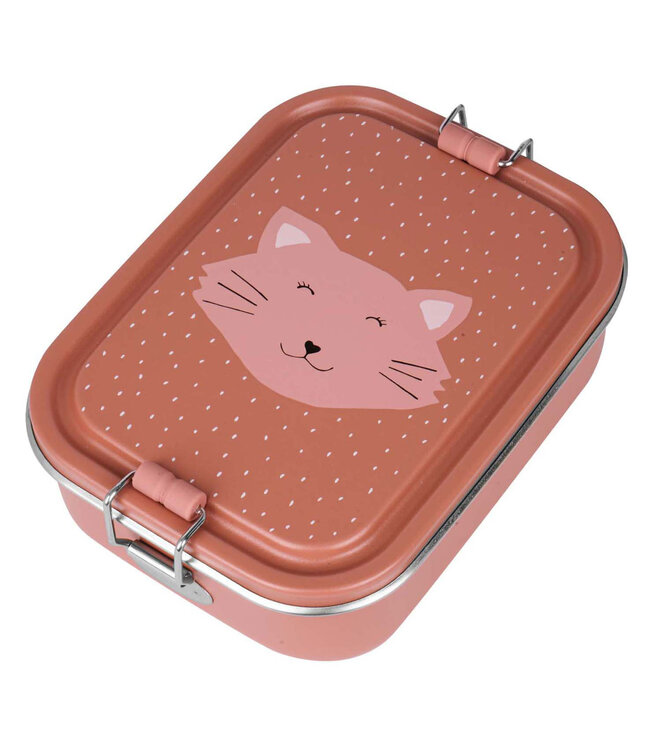 Trixie Lunchbox klein Mrs. Cat- RVS