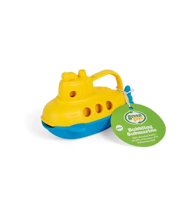 Green Toys Bubbling Submarine - Onderzeeër van gerecycled plastic