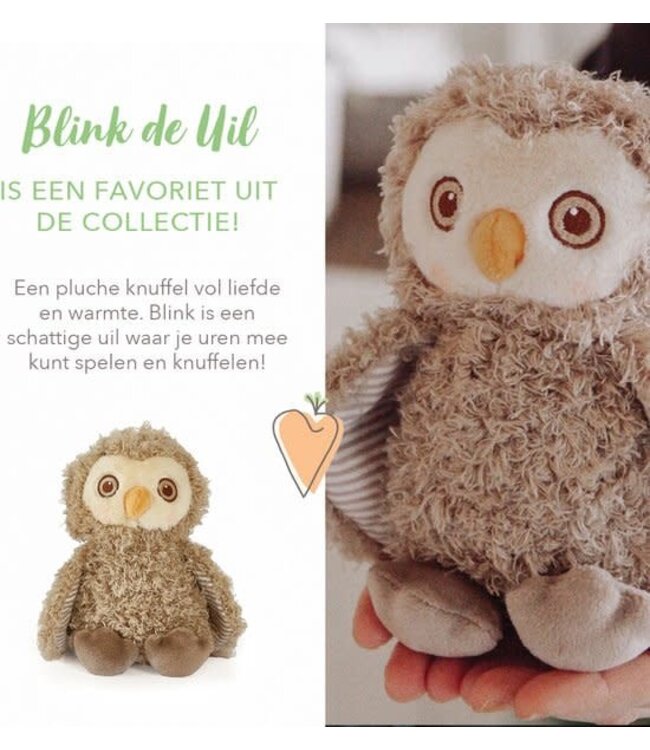 Knuffel Blink de Uil - 20 cm