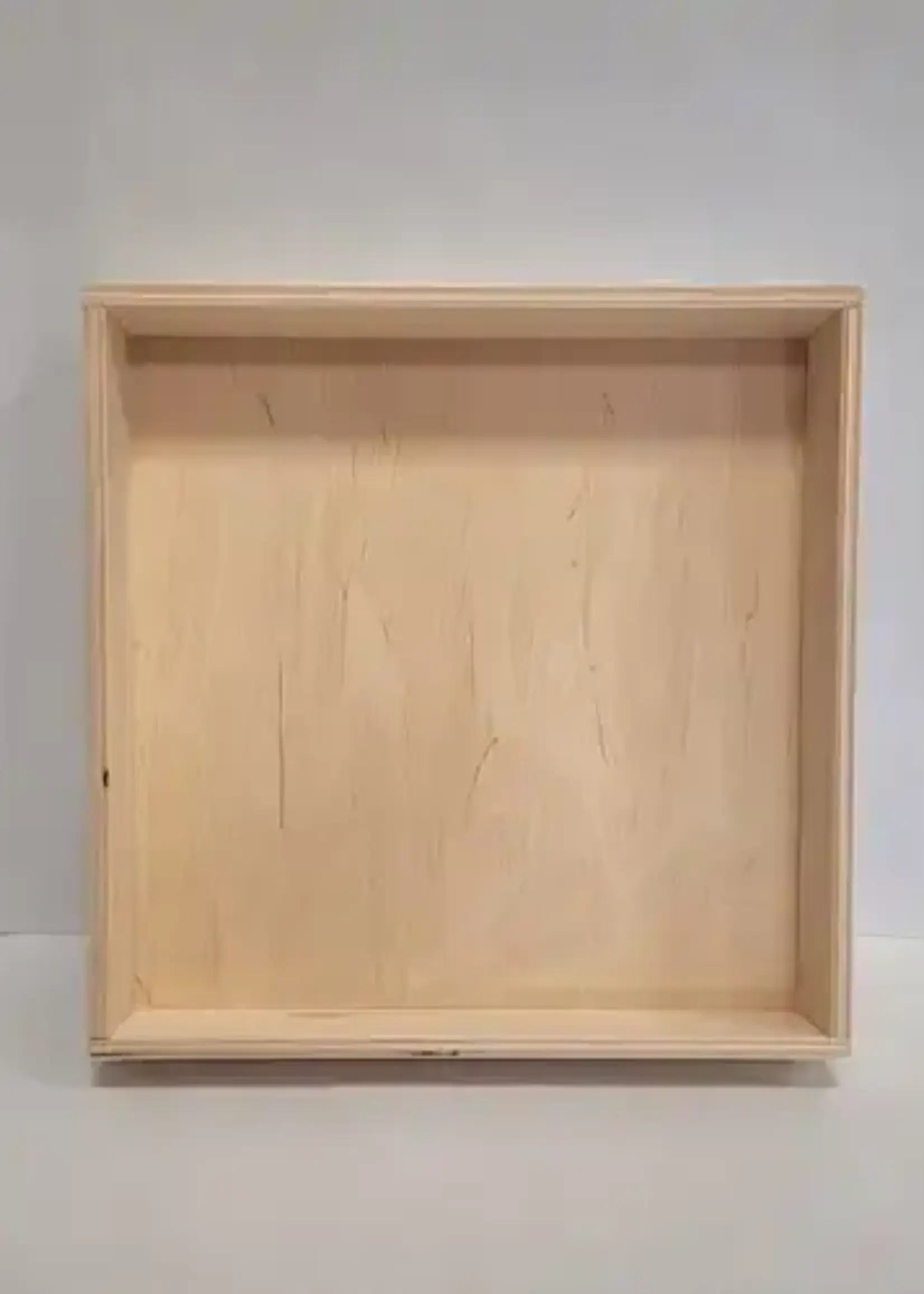 Houten bak (25x25x5) - sensorisch spelen