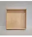 Houten bak (25x25x5) - sensorisch spelen