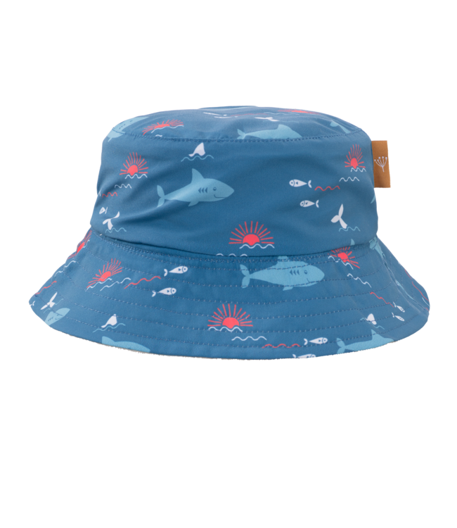 Fresk UV Bucket hat Reversible Shark - recycled Nylon