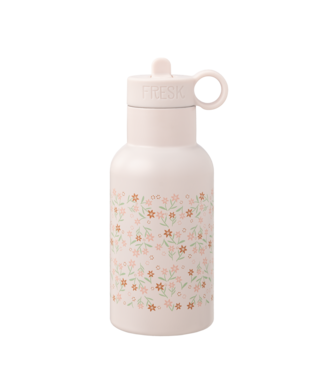Fresk Fresk Nordic Thermosfles met twee doppen Garden Flowers, 350 ml dubbelwandig roestvrij staal