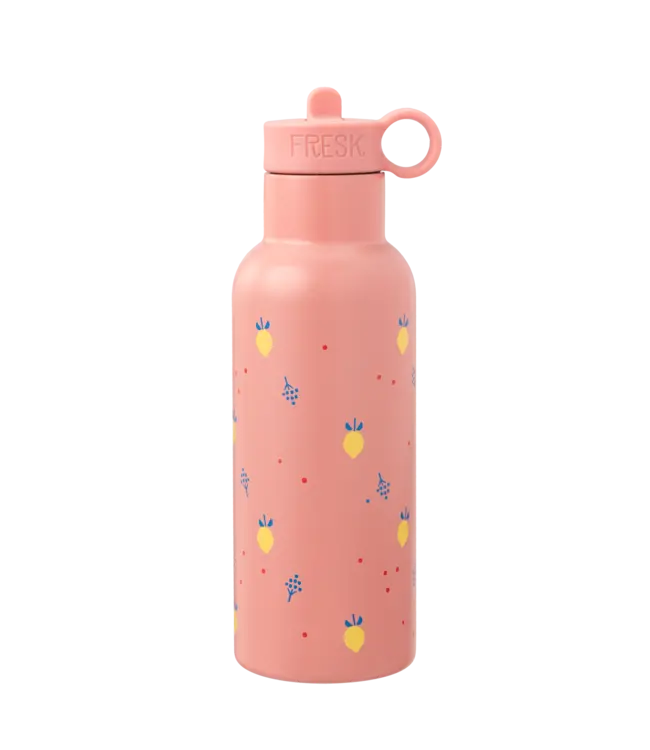 Fresk Fresk Nordic Thermosfles met twee doppen Summer Fruits, 500 ml dubbelwandig roestvrij staal