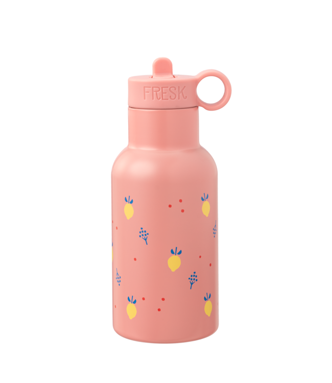 Fresk Fresk Nordic Thermosfles met twee doppen Summer Fruits, 350 ml dubbelwandig roestvrij staal