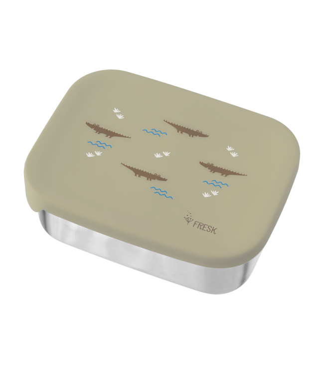 Fresk Fresk RVS Lunchbox Croco