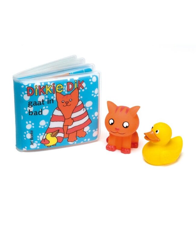 Dikkie Dik gaat in bad - Badboekje met 2 waterspuiters