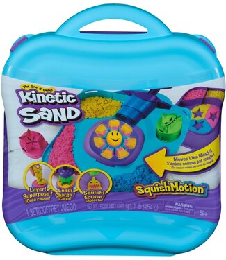 Kinetic Sand Kinetisch zand set - Squishmotion met Herbruikbare Opbergdoos