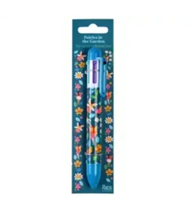 Zes kleurenpen - Fairies in the garden
