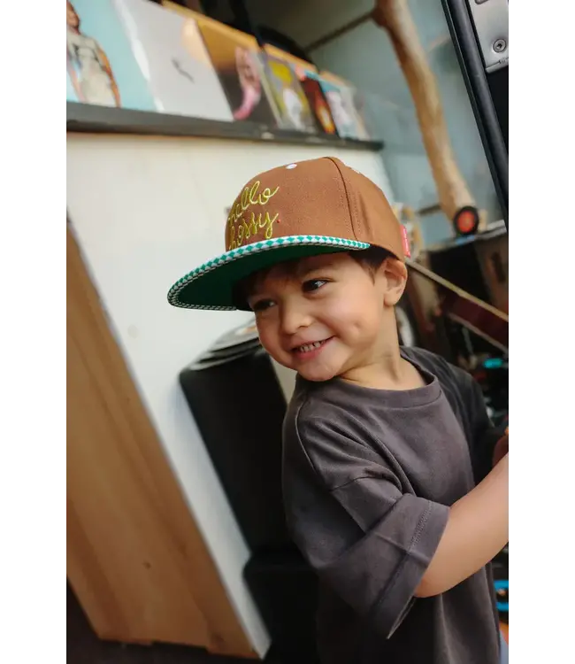 Hello Hossy Cap Chessy Green