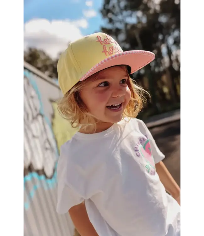 Hello Hossy Cap Chessy Pink
