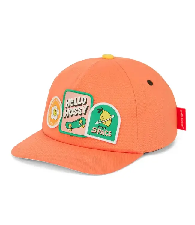 Hello Hossy Cap Patchy Orange
