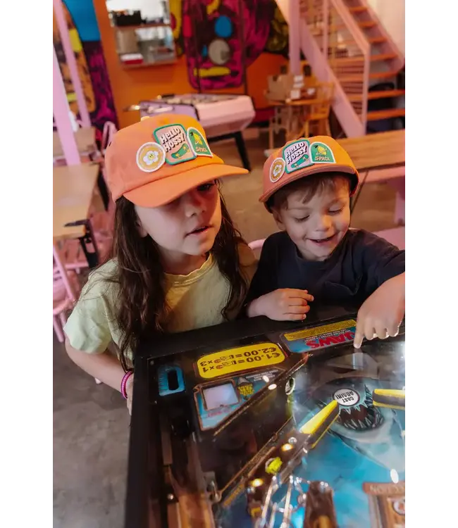 Hello Hossy Cap Patchy Orange