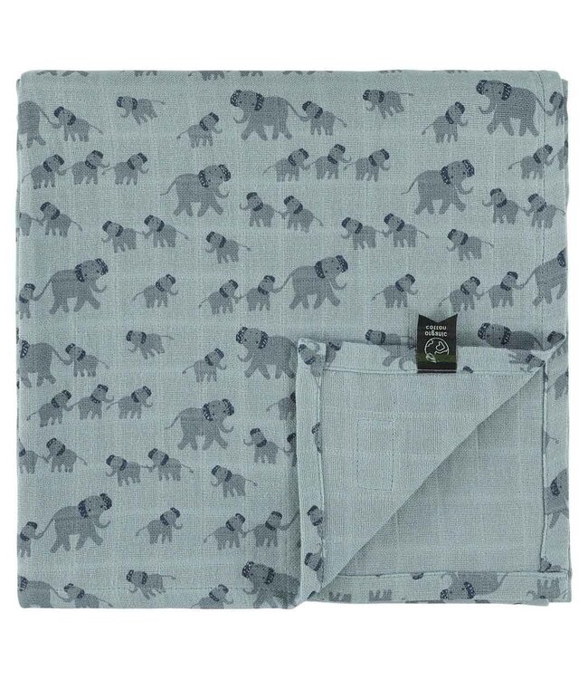 Trixie Hydrofieldoek GOTS 110 x 110 cm Enchanting Elephant
