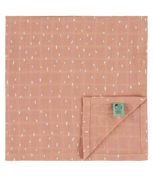 Trixie Hydrofieldoeken GOTS 3 pack 55x55 cm - Rosy Rabbit