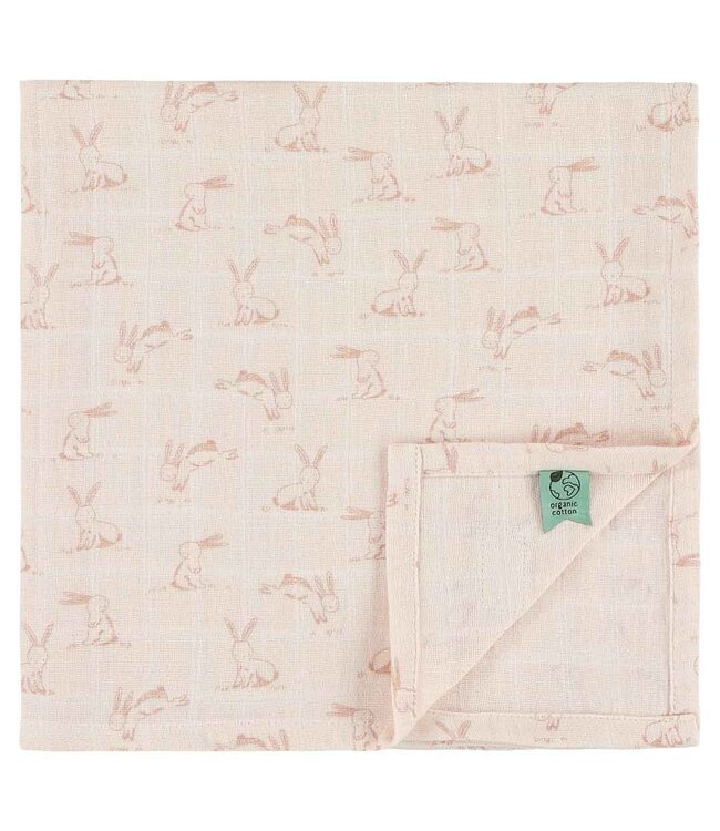 Trixie Hydrofieldoeken GOTS 3 pack 55x55 cm - Rosy Rabbit