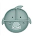 Trixie Siliconen bord met vakjes en zuignap - Mr. Shark