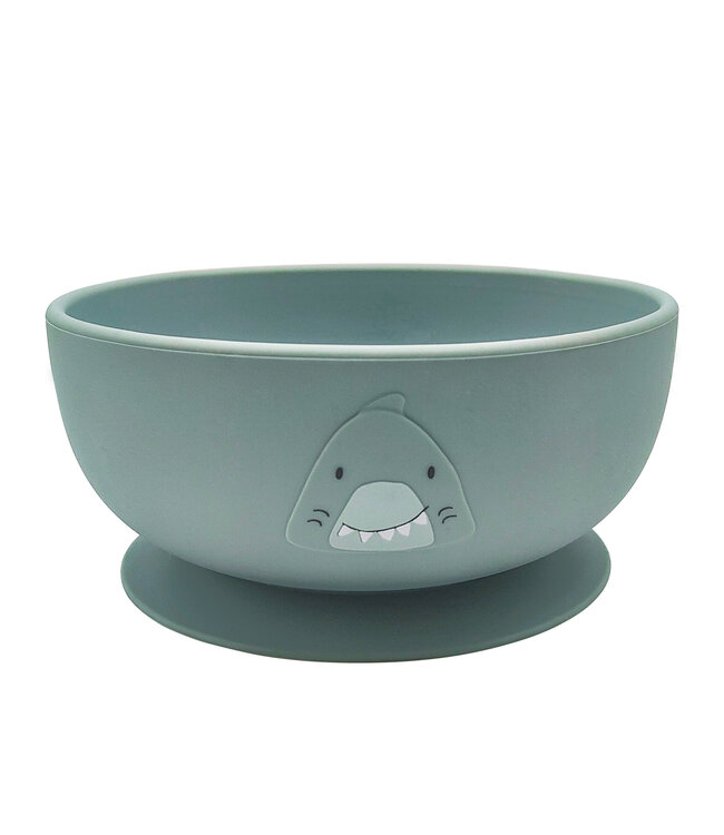 Trixie Siliconen kom met zuignap  Mr Shark