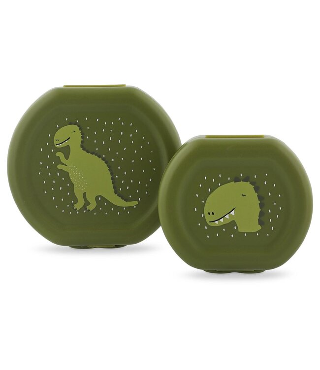 Trixie Snackbox met clip - 2 stuks - Mr. Dino