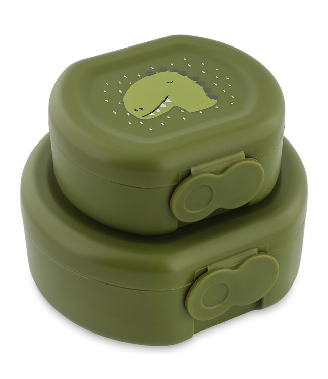 Trixie Snackbox met clip - 2 stuks - Mr. Dino