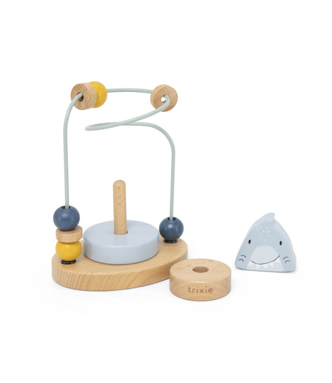 Trixie Houten Kralenspiraal (Duurzaam FSC Hout) - Mr. Shark