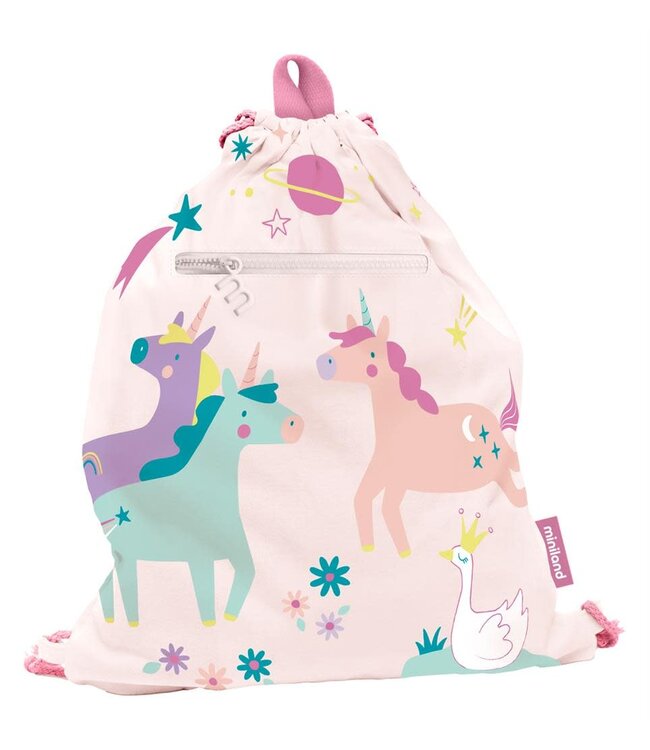 Miniland Gymtas / Zwemtas Waterproof Eenhoorn Fantasy
