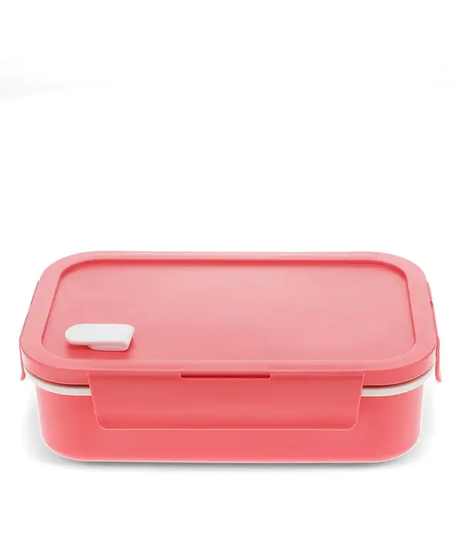 Dubbelwandige thermos Lunchbox met vakjes Rose Pink