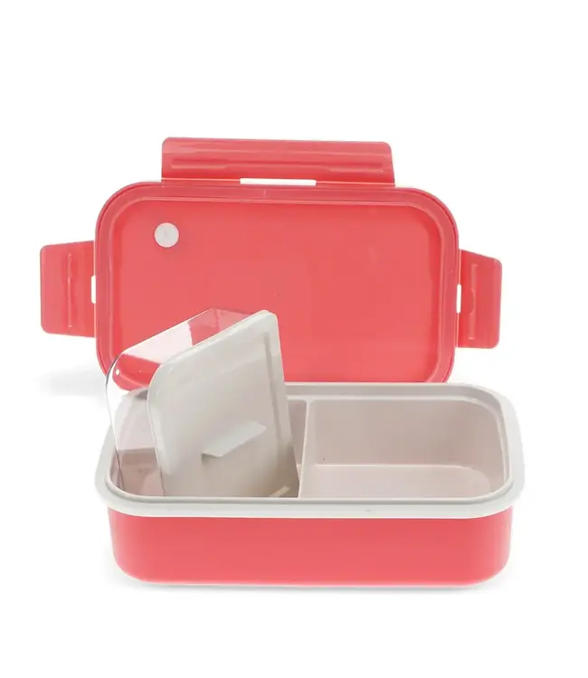 Dubbelwandige thermos Lunchbox met vakjes Rose Pink