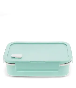 Dubbelwandige thermos Lunchbox met vakjes Pale Blue